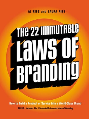 cover image of The 22 Immutable Laws of Branding